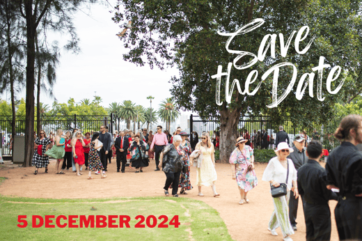 Garden Party Save the Date 2024